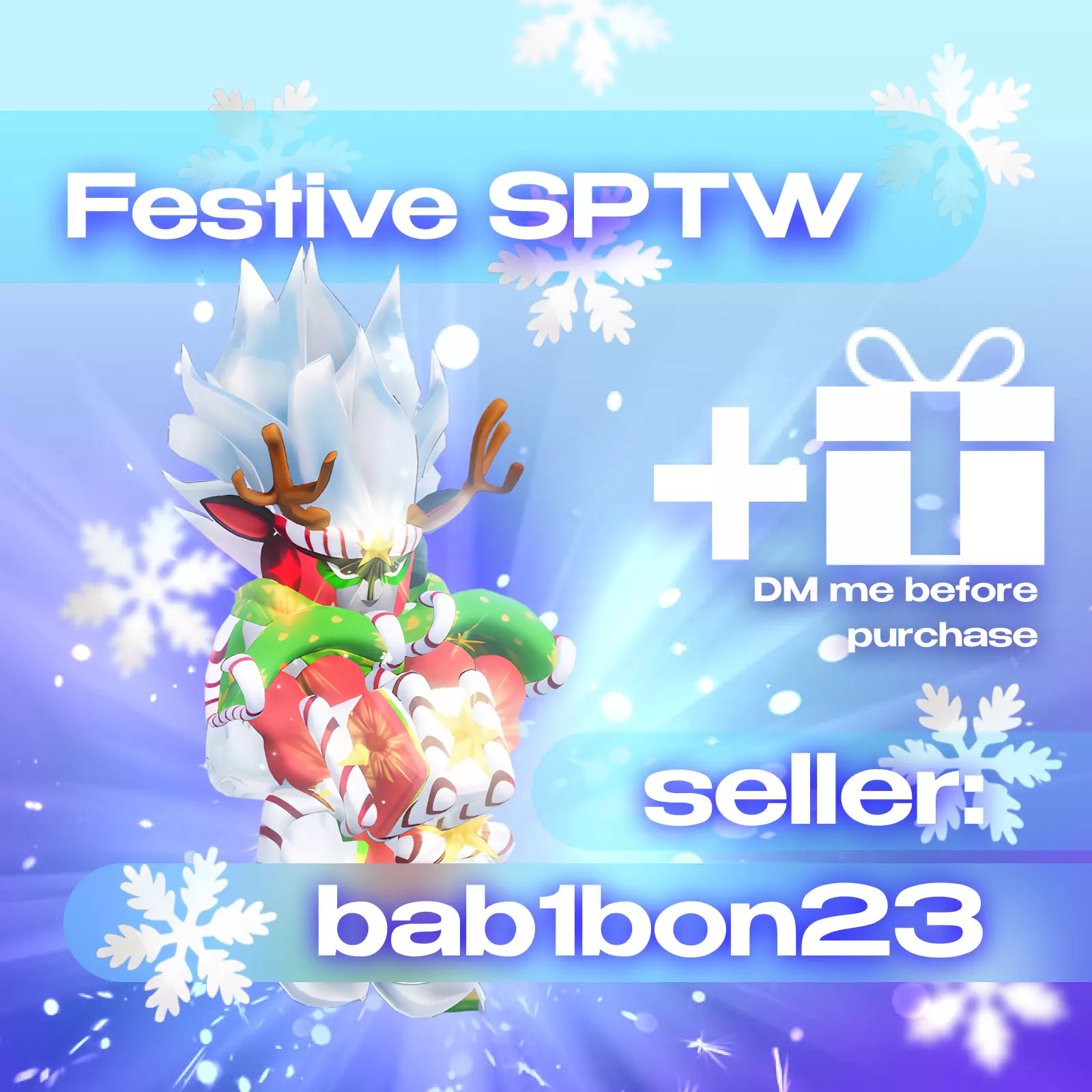 Roblox - YBA / Your Bizarre Adventure - Festive SPTW
