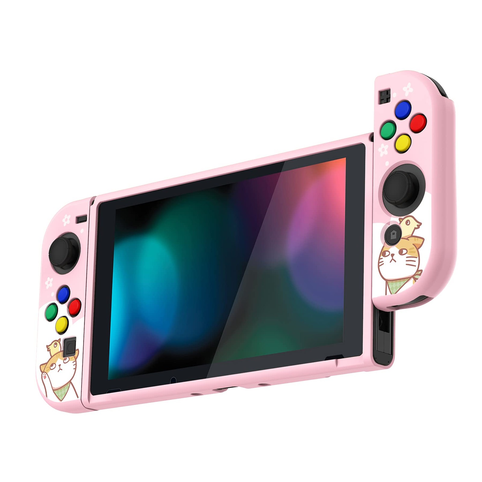 Playvital Kitten & Chicken Protective Case for Nintendo Switch