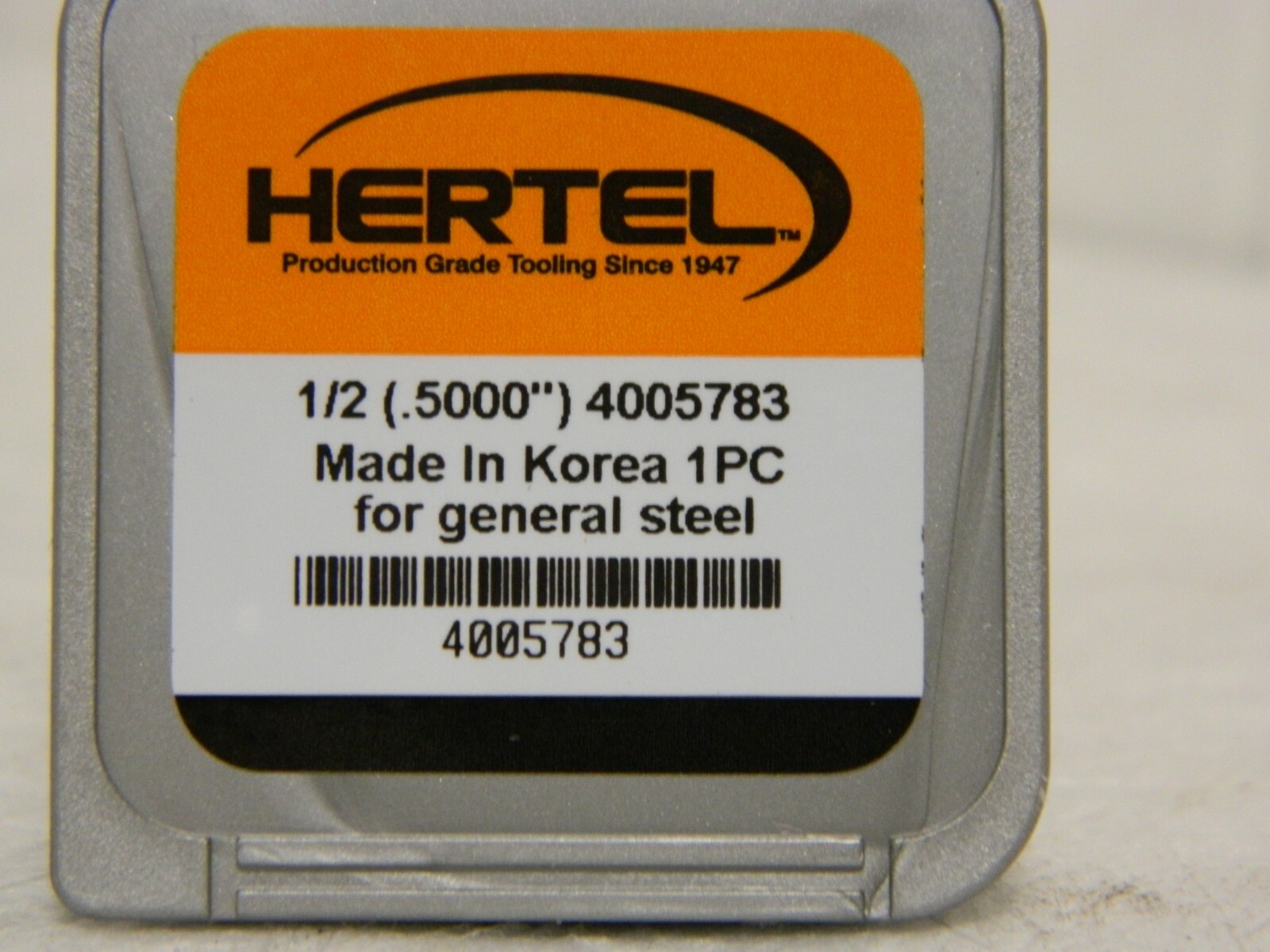 Hertel Replaceable Drill Tip Series HMD 1/2" Diam Grade HC125MD 140° 400578