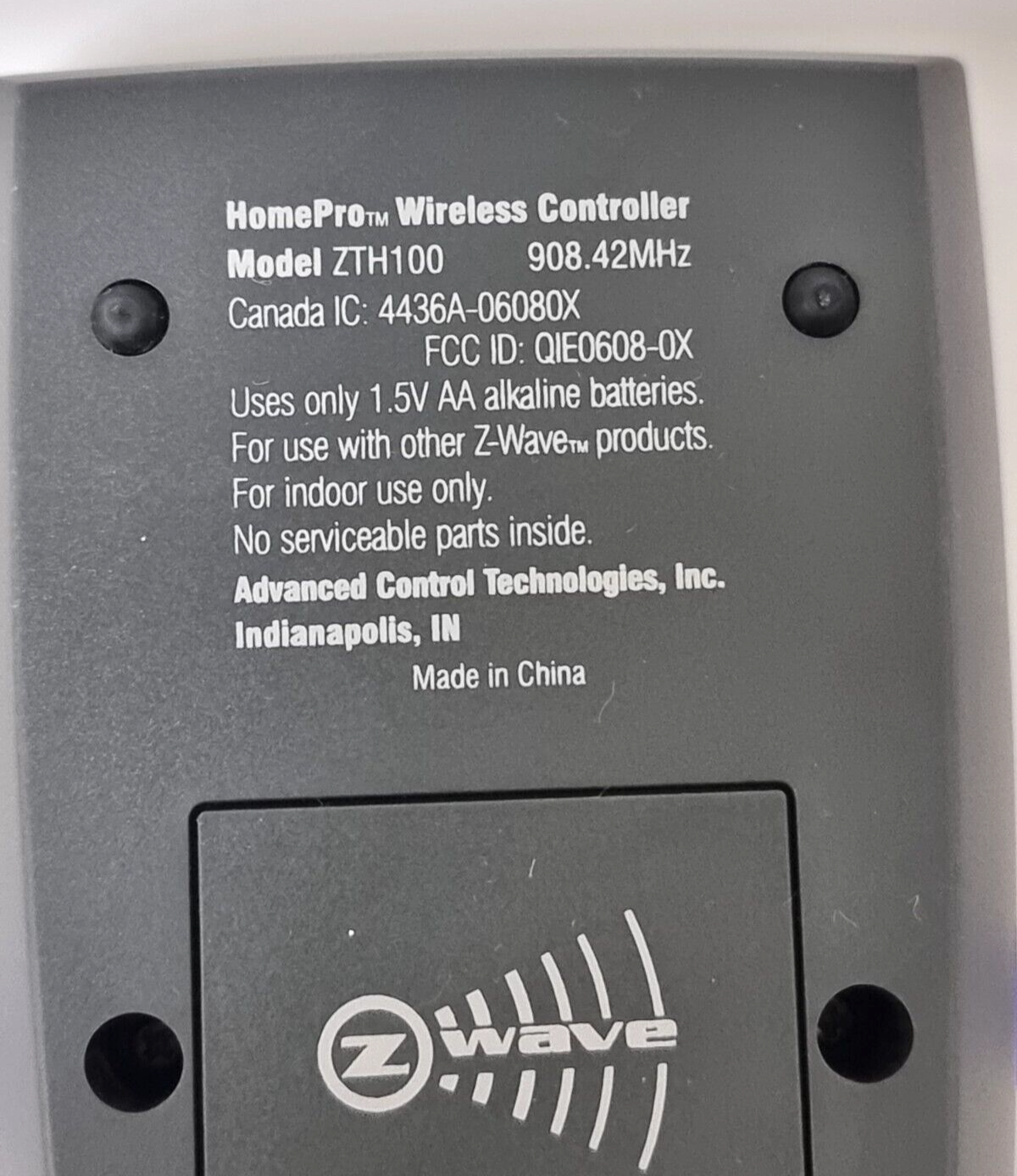 HOMEPRO ZTH100 Wireless Controller