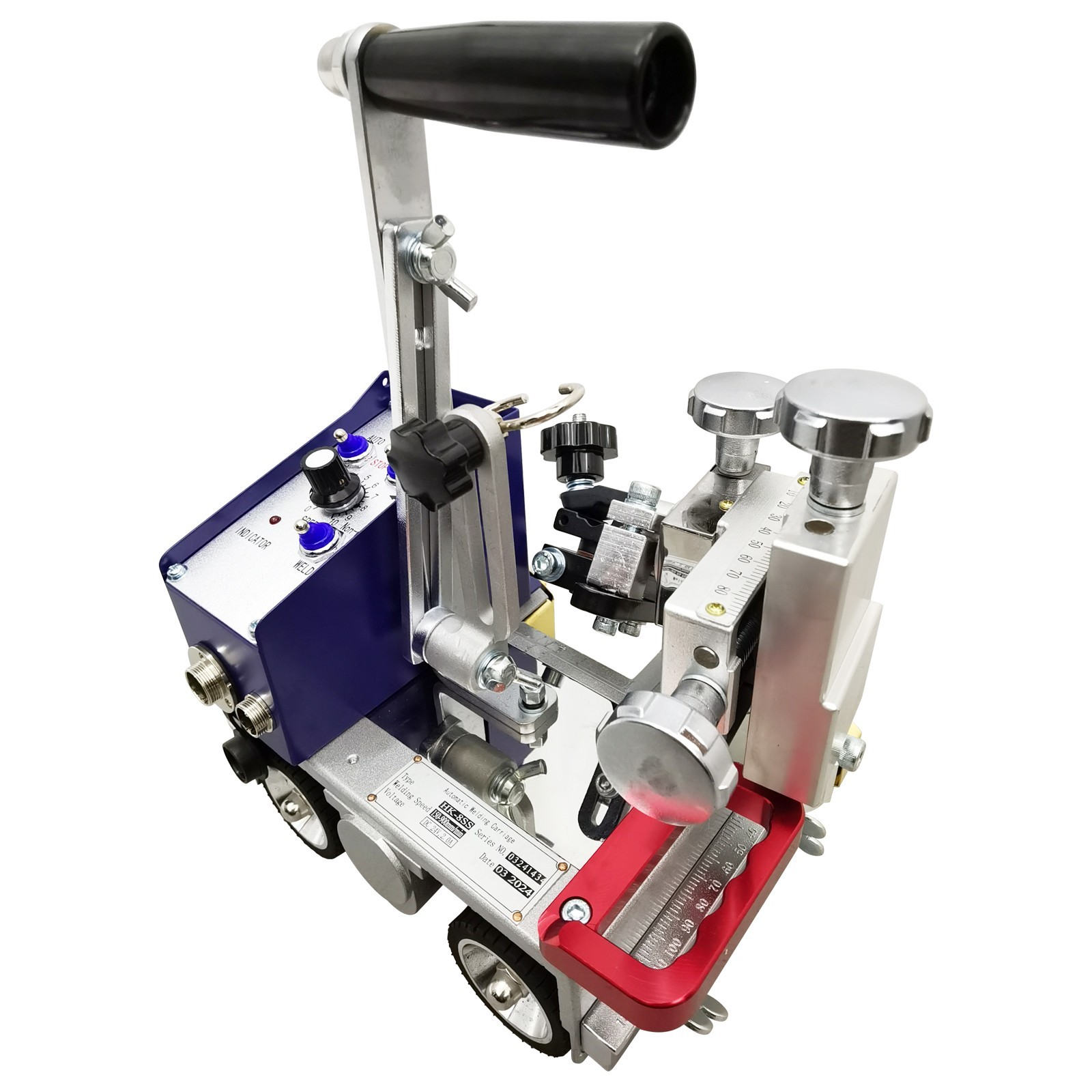 110V Portable Welding Trolley Auto Welding Machine Carriage 50Kg Adsorbability