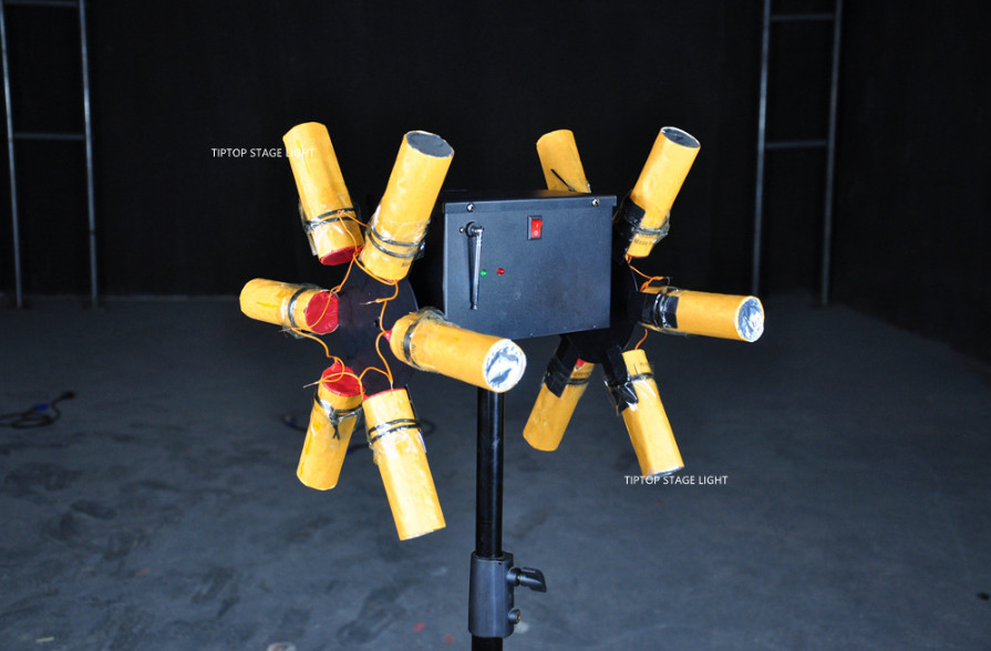Rotation Cold Spark Firework Machine Sparkler Effect with Stand Wedding Stage