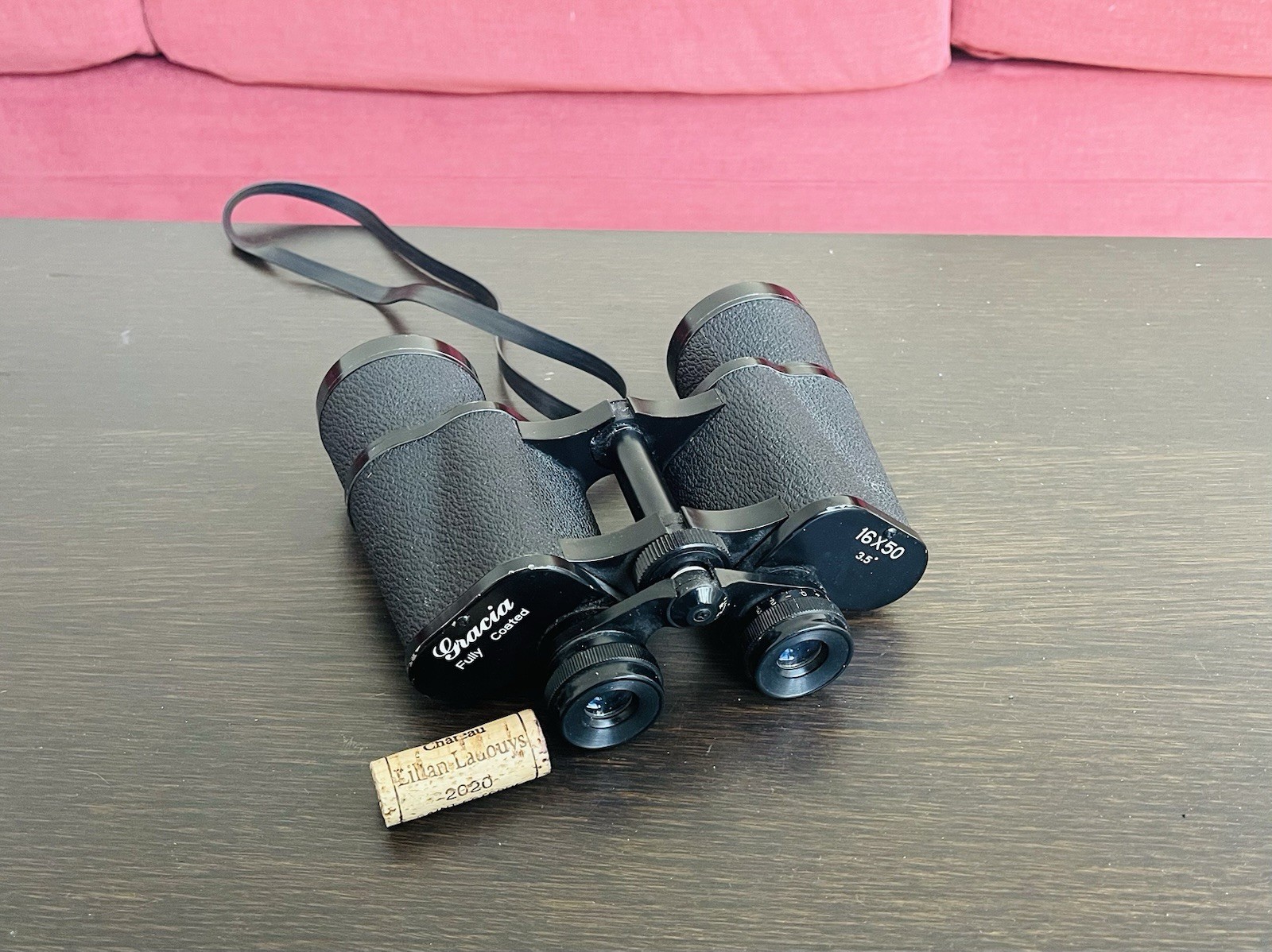 Vintage Gracia Fully Coated 16x50 Binoculars, Collectible, Japan, 1970s