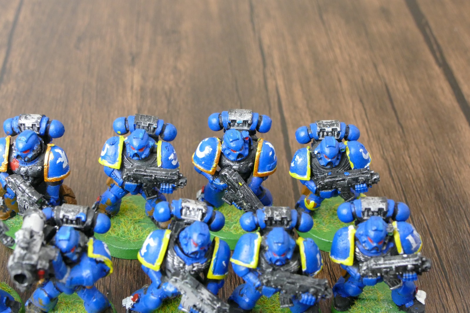 Warhammer 40k Space Marines Firstborn Ultramarines Tactical Squad x10 Painted