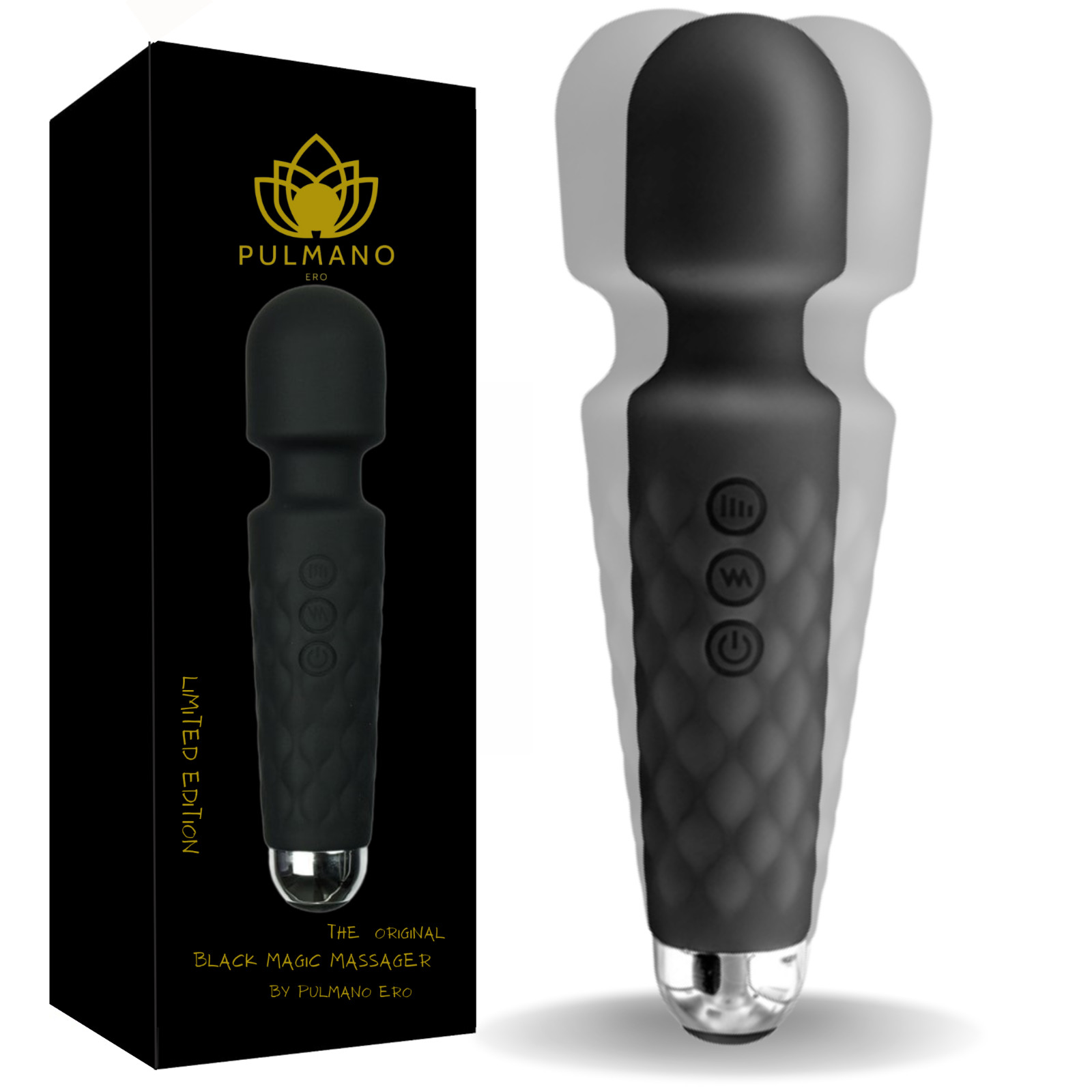 Rechargeable Personal Massager Powerful Multi Speed Vibration Whisper Quiet