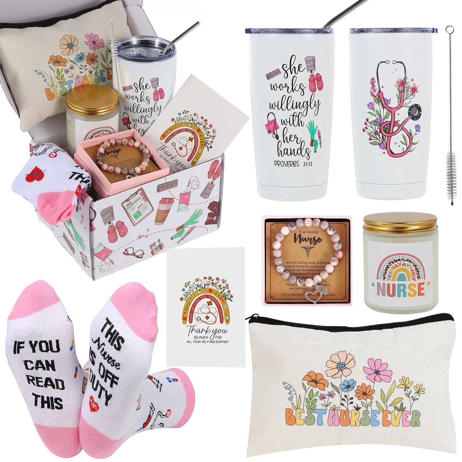 Nurse Gifts for Women, Nurses Week Gifts, Nurse Appreciation Gifts, Nurse Tum...