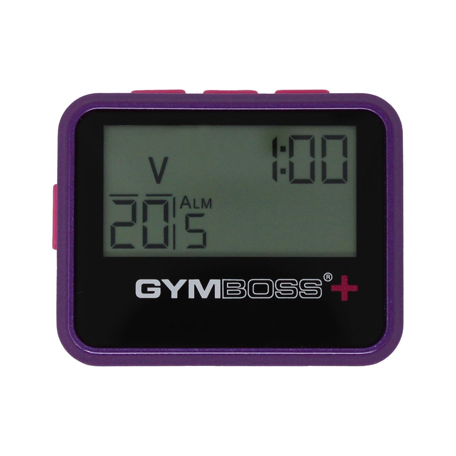 Interval Timer & Stopwatch Bundle with Watchstrap - Gym Workout Essential (Viole