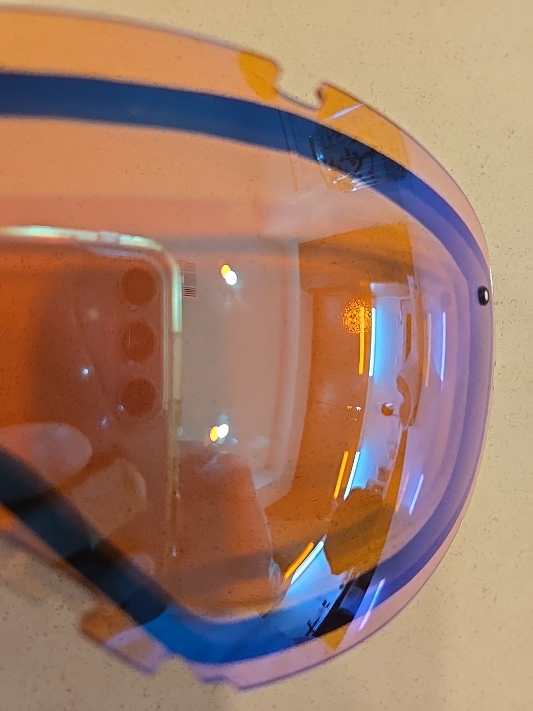 Smith I/O S Chromapop Storm Blue Sensor Goggle Replacement Lens Used Low Light