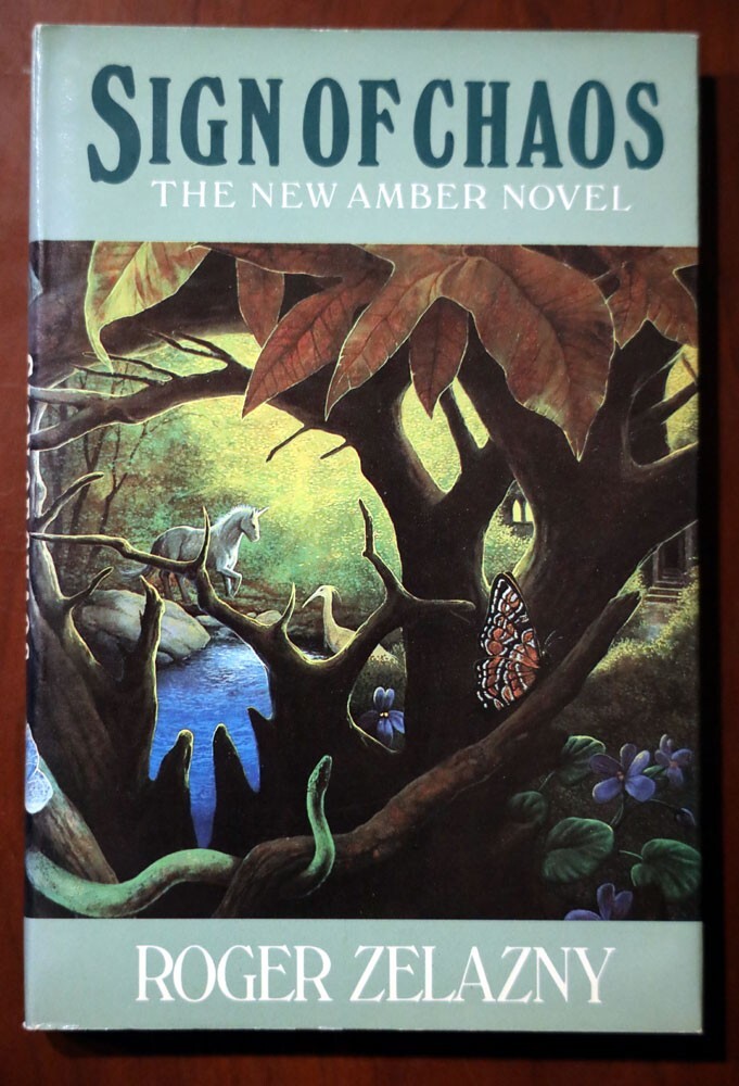 SIGN OF CHAOS: New Amber Novel by Roger Zelazny 1987 Sci-Fi HC/DJ Arbor House