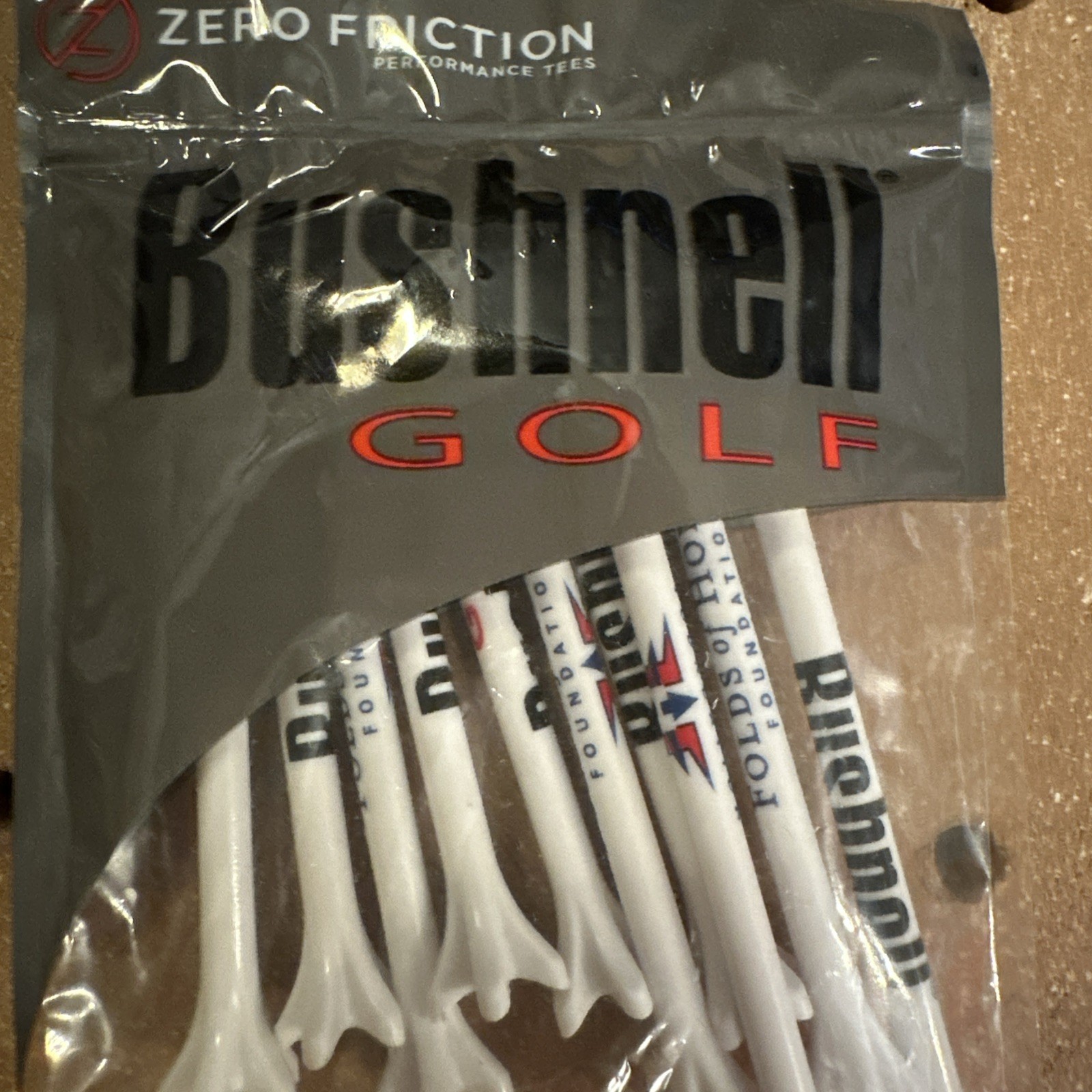 Bushnell Folds of Honor Golf Plastic Tees 10 Count
