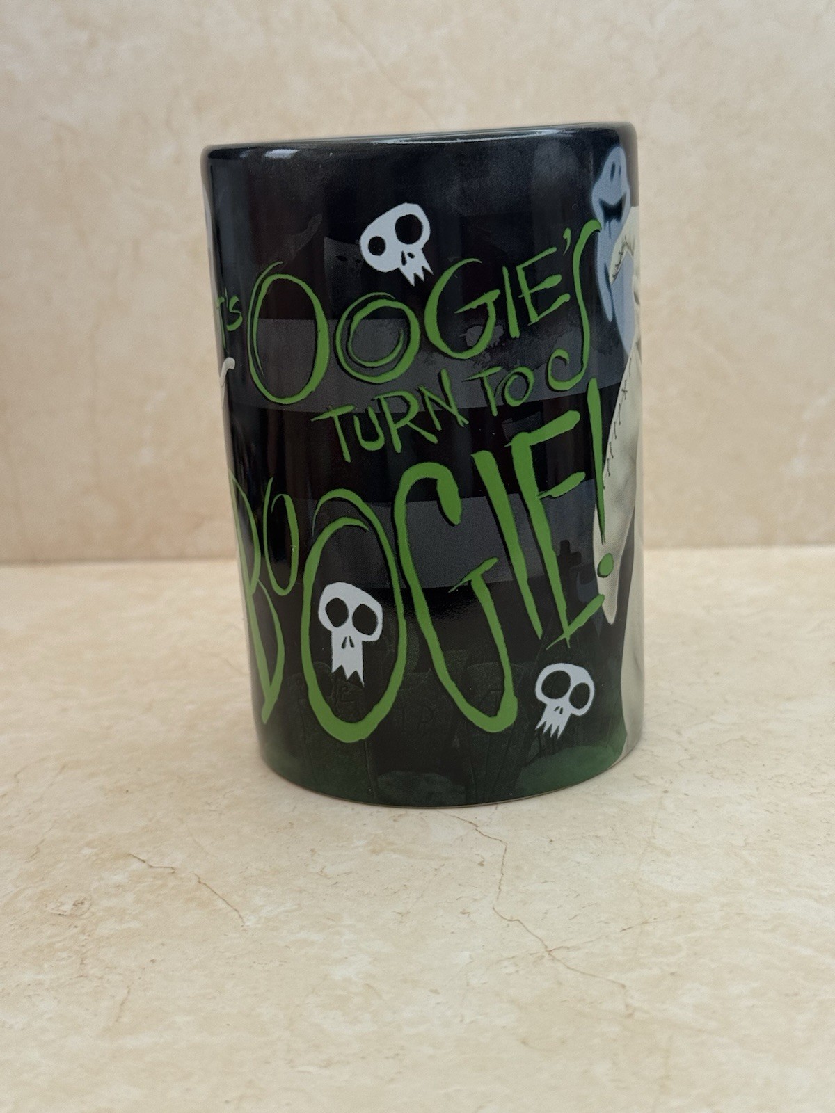 Disney Store Nightmare Before Christmas Oogie’s Turn to Boogie Mug