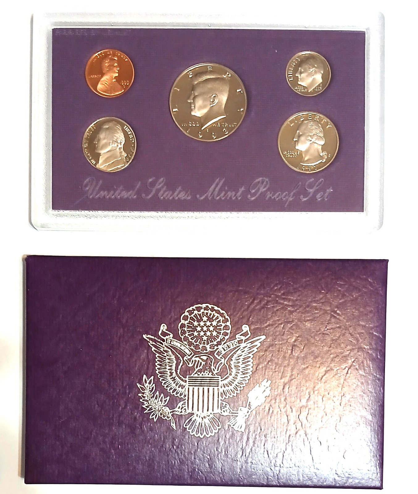 1993 S PROOF Set in Original Box US Mint with COA (5 Coins)