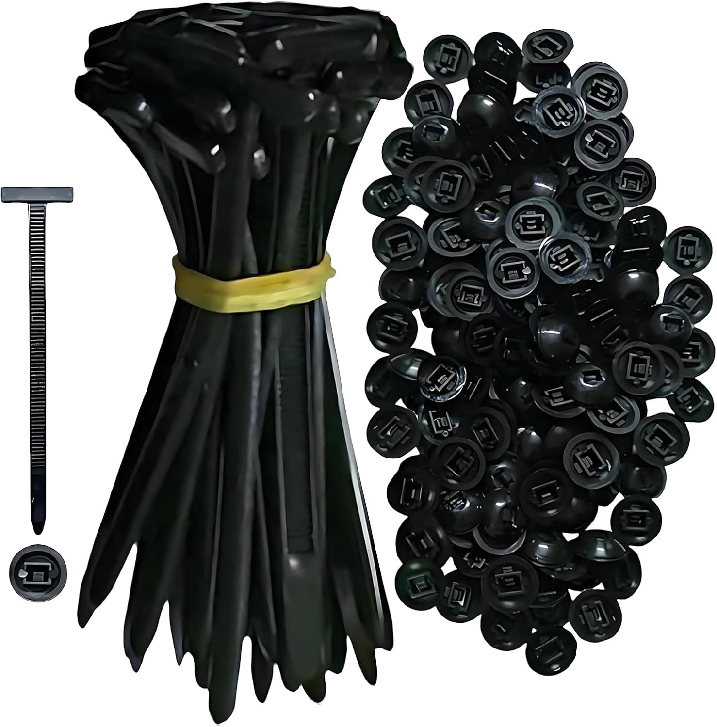Nylon Universal Cable Ties Buckle with Multiple Functions Nylon Zippers Plastic