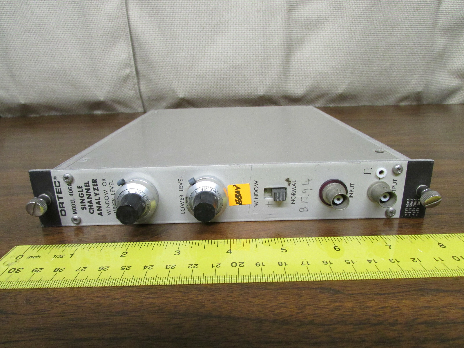 Ortec Single Channel Analyzer Model 406A NIM NIMBIN CAMAC Plugin As-Is