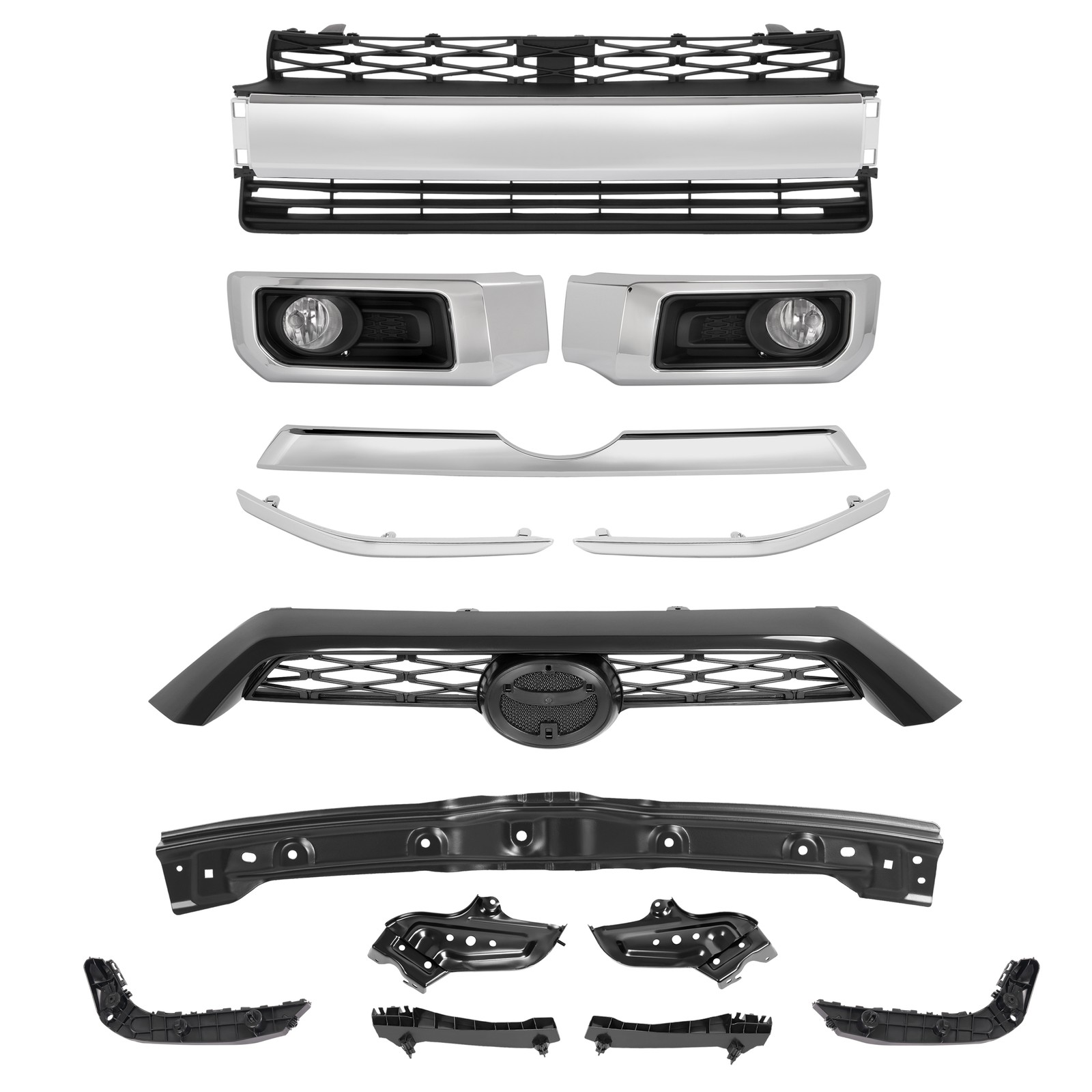 For 2014-2019 Toyota 4Runner Limited Front Bumper Grille Assembly Body Kits