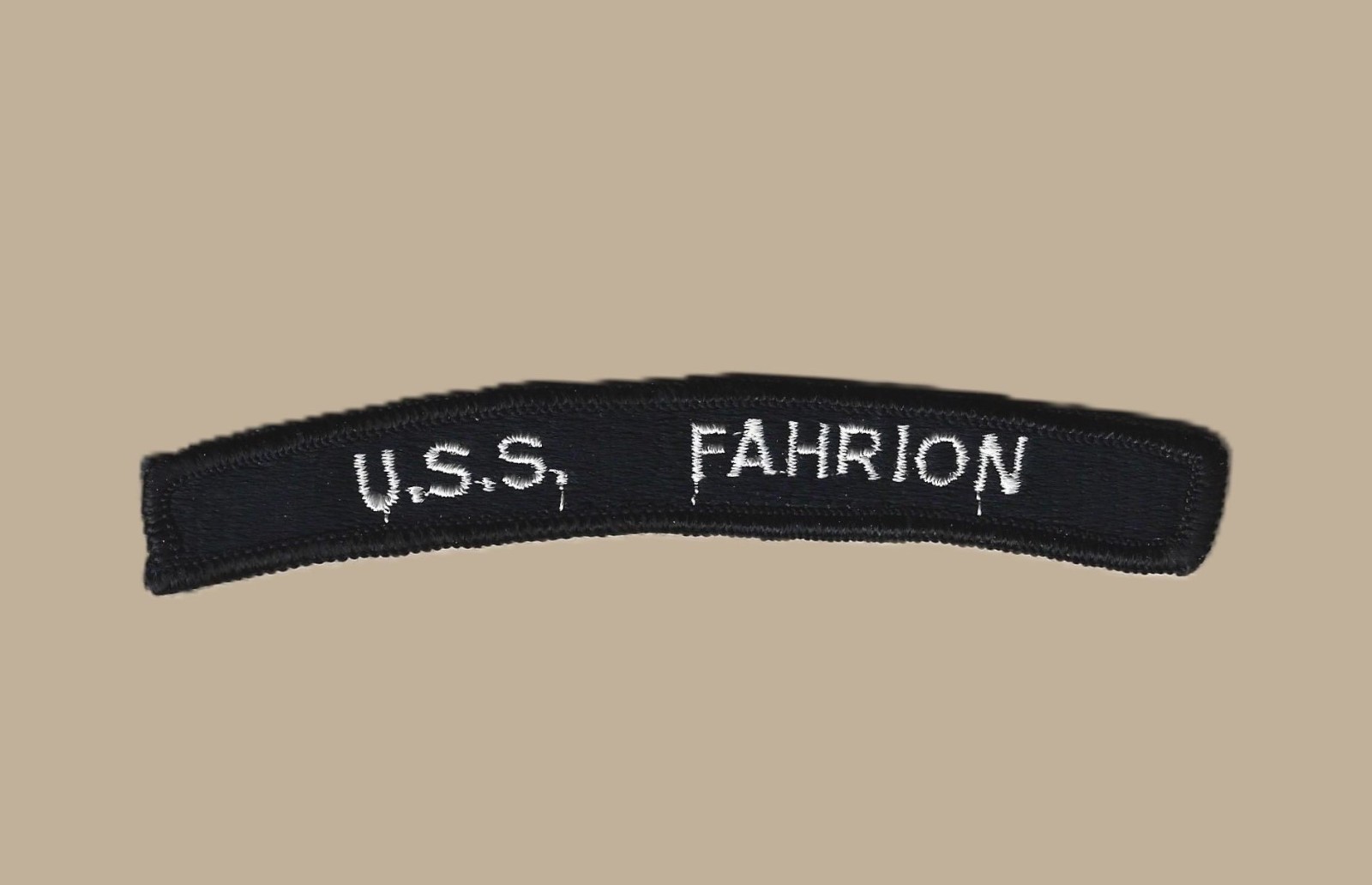 US Navy FFG-22 USS Fahrion Guided Missile Frigate UIM Shoulder Rocker Tab (02)