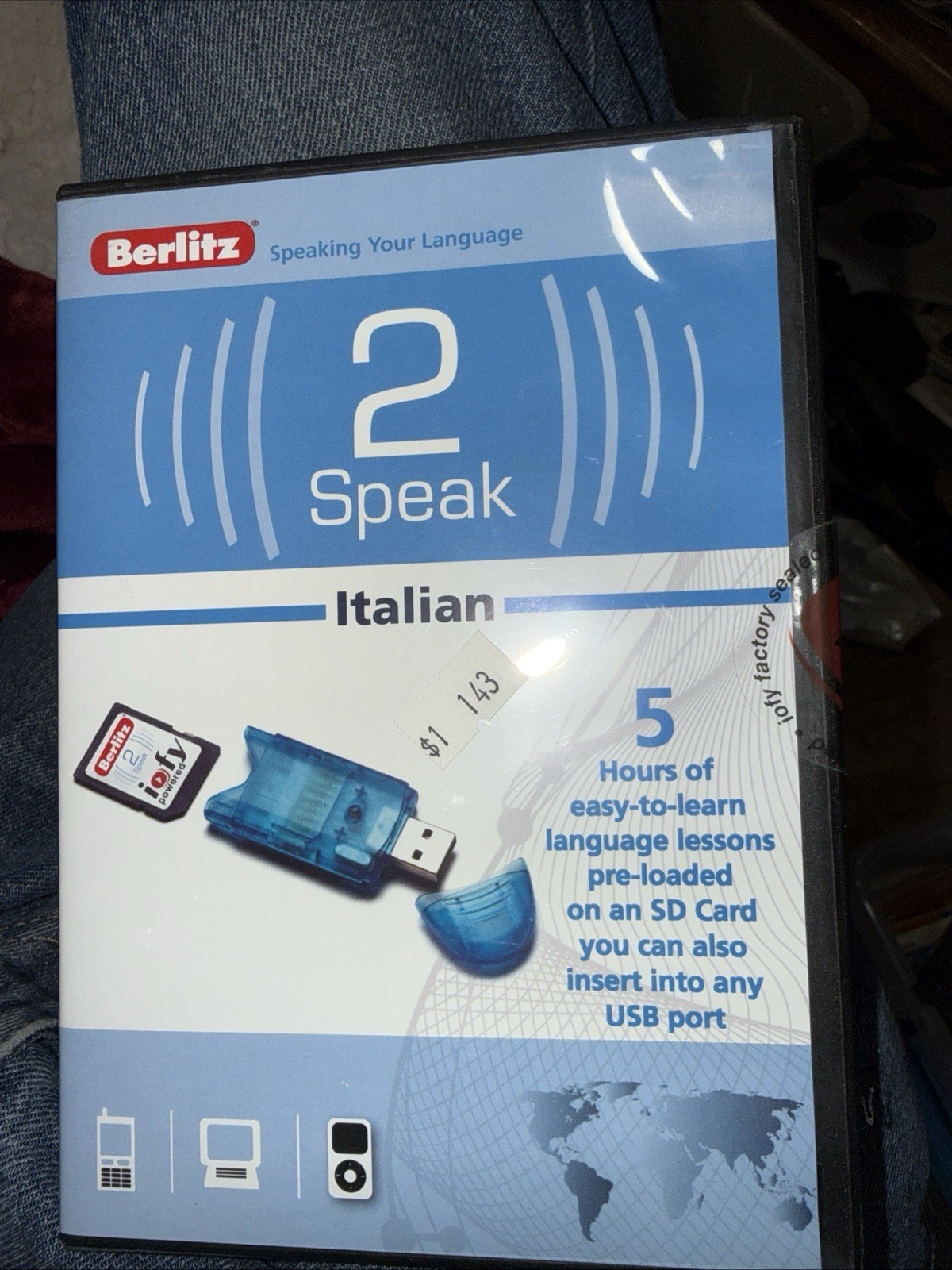 berlitz learn to speak italian—new Sealed