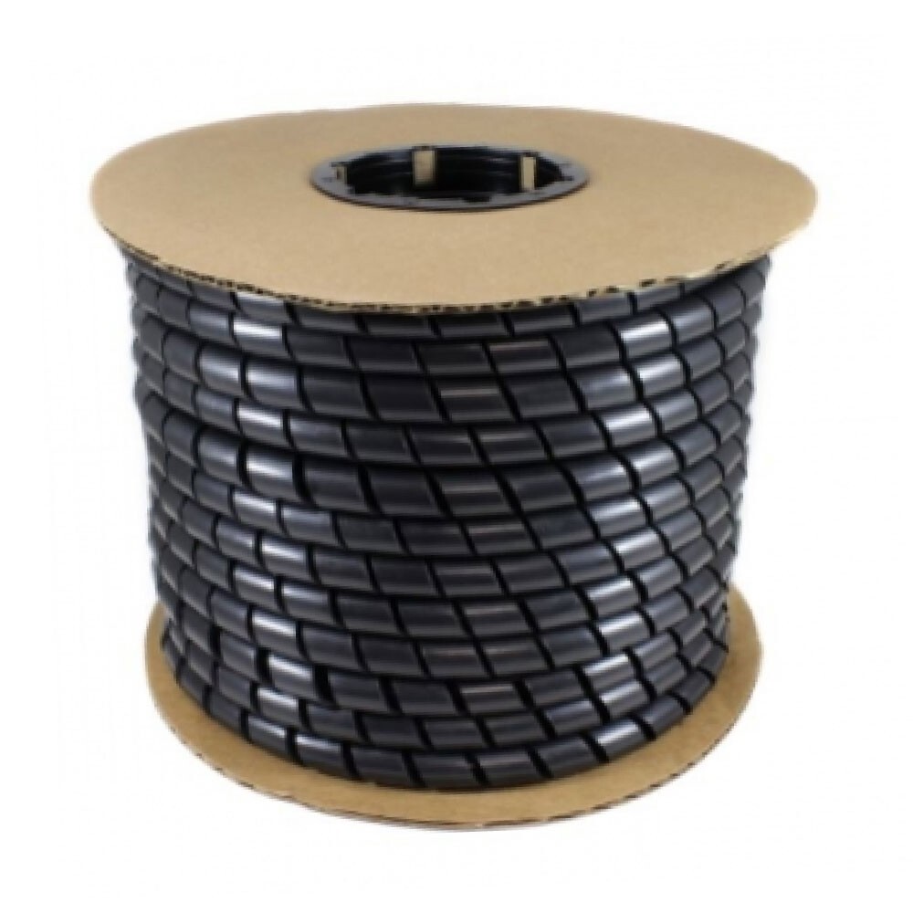 ACT AL-CWP-750-0-C UV Black Polyethylene 3/4″ Cable Wrap, 100ft Roll