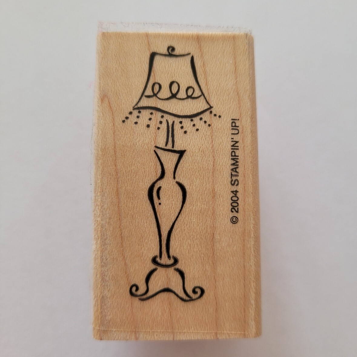 Lamp Mounted Rubber Stamp 2004 Stampin Up