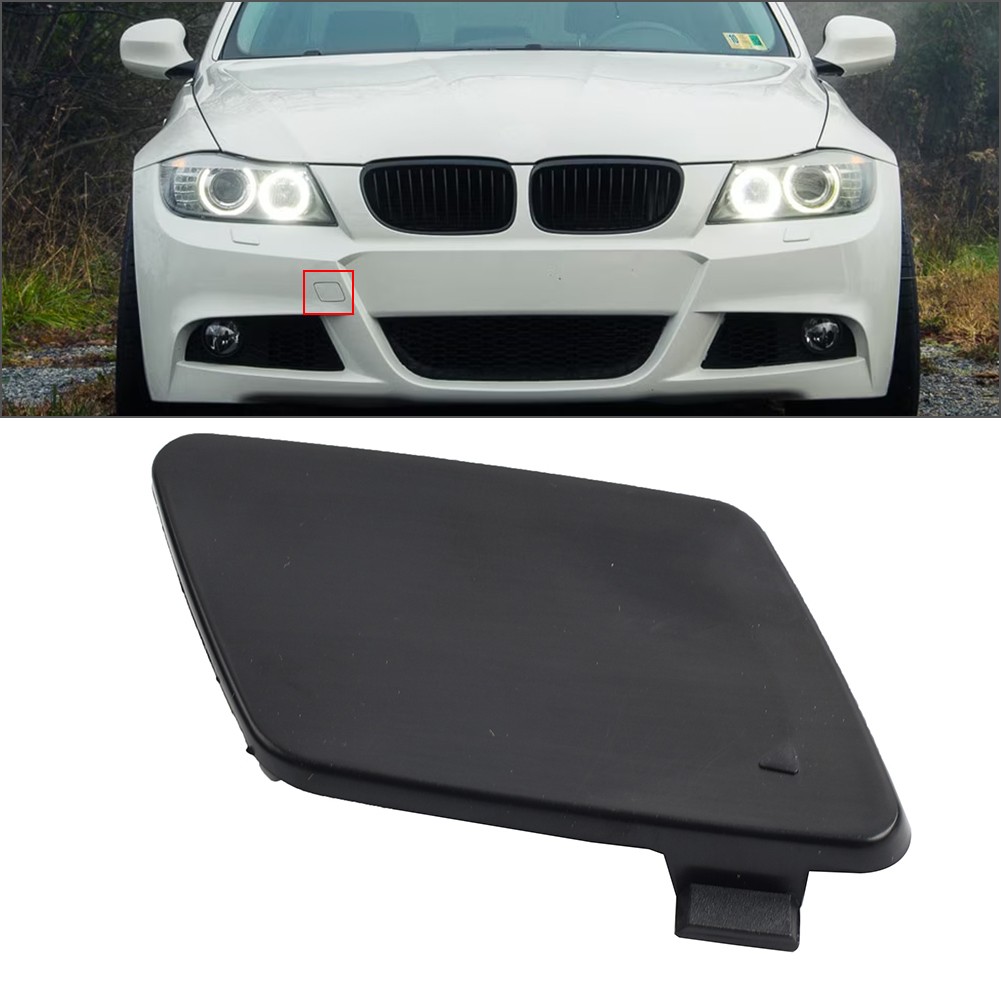 Front Bumper Tow Hook Hole Eye Cover Cap For BMW 3 Series E90 E91 2008-2011