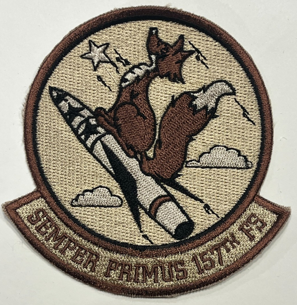 US AIR FORCE PATCH: 157th Fighter Squadron F-16 South Carolina Air Guard ANG