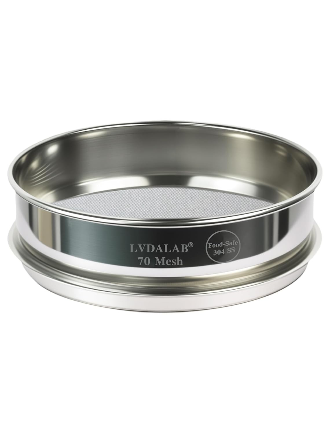 All 304 Stainless Steel 70 Mesh Test Sieve (0.25Mmaperture), 8 Inch/20Cm Diamete