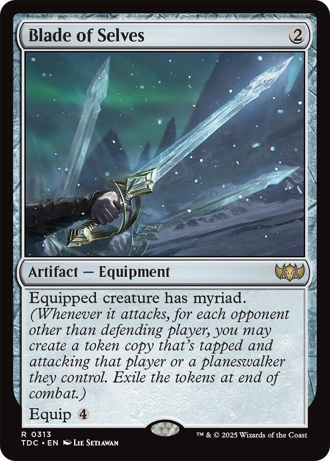 Blade of Selves TDC 313 English NM - MTG