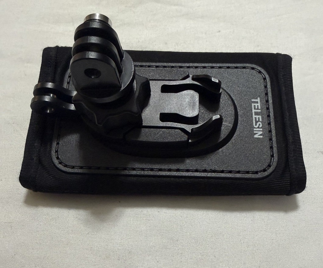 TELESIN Black Nylon Backpack Strap Action Camera Mount Gooro/Insta360