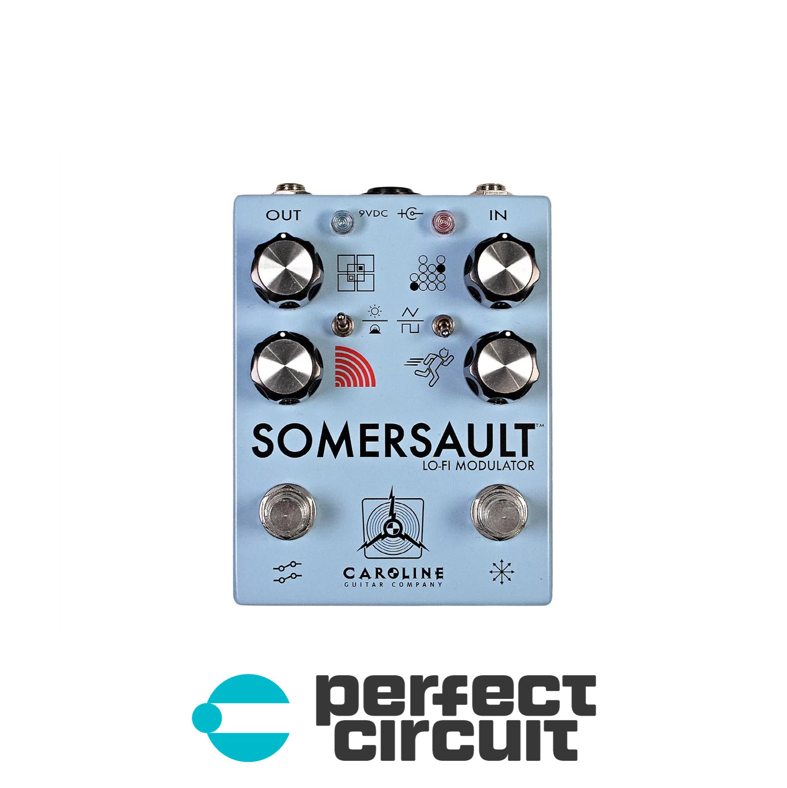 Caroline Somersault Lo-Fi Modulation Pedal EFFECTS - NEW - PERFECT CIRCUIT