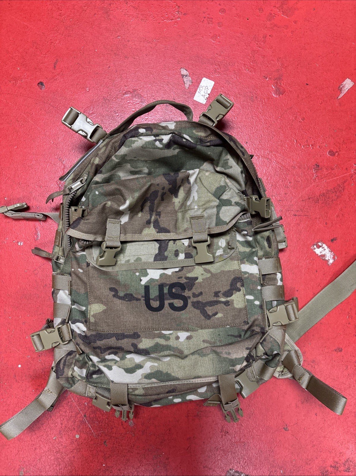 USGI Army 3 Day Assault Pack Military OCP Multicam W/ Pad & Stiffener