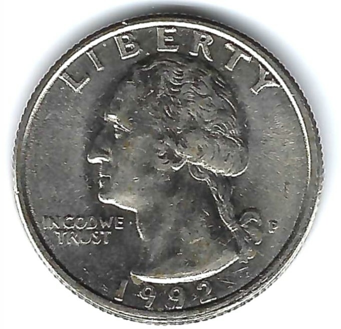1992-P Philadelphia XF to Uncirculated Washington Quarters!