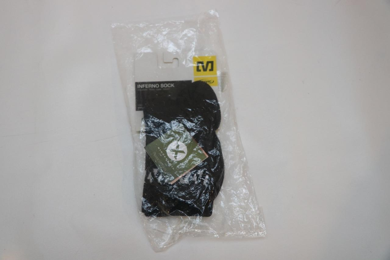 New Mavic Inferno Cycling Sock Small Black 35-38 Road Bike MTB Cold Ride Winter