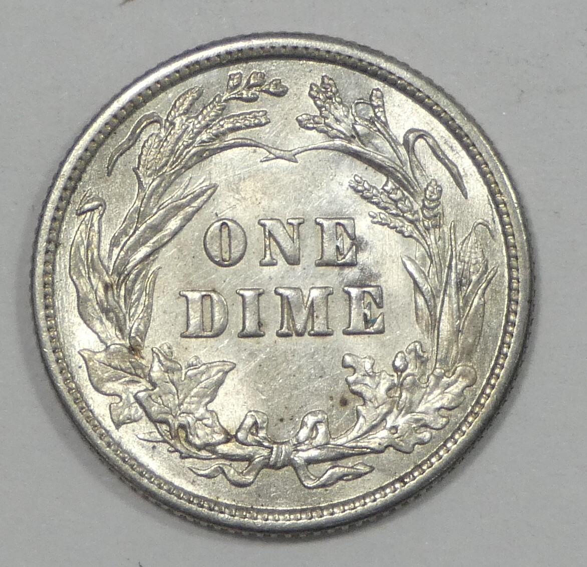 1912 Barber Dime ALMOST UNCIRCULATED+ Silver 10c
