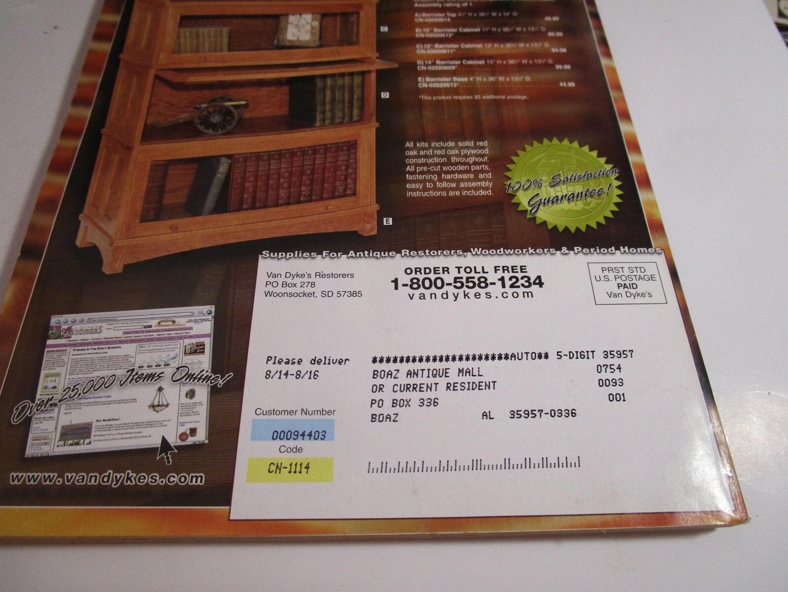 VAN DYKE'S MASTER CATALOG FALL 2006 NEAR EXCELLENT