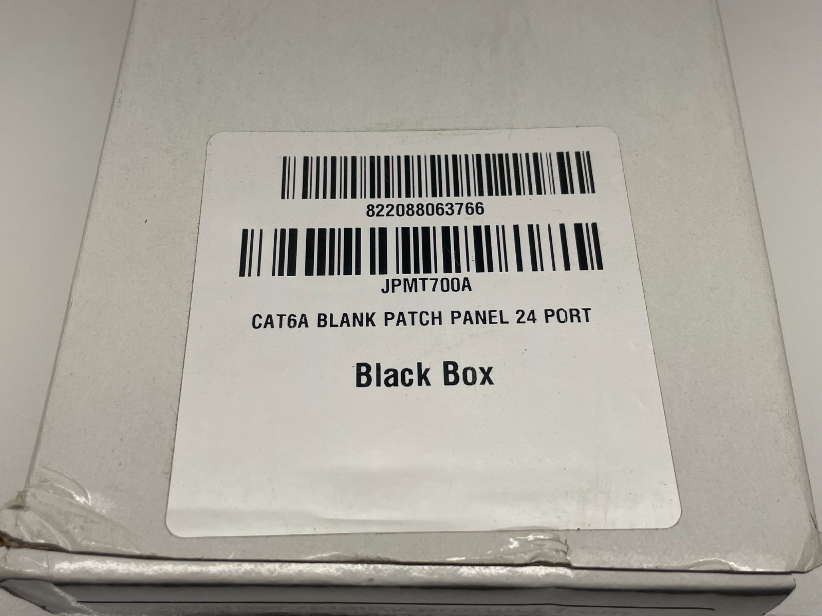 Black Box JPMT700A CAT6A 24-Port Blank Modular Patch Panel with Cable Management