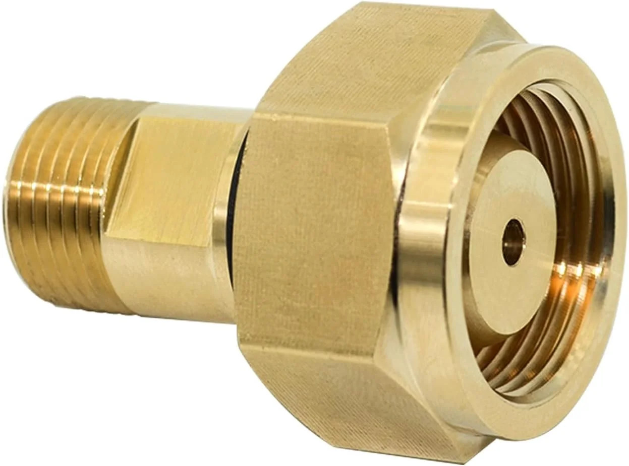CGA-520 B Tank Acetylene to CGA-200 MC Acetylene Regulator | Acetylene Adapter,