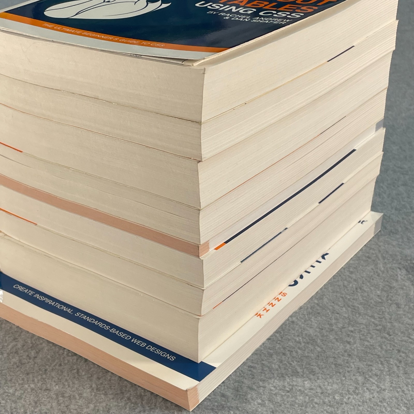 SitePoint Web Design Books Lot 9 PHP5 CSS Anthology HTML JavaScript Vintage Tech