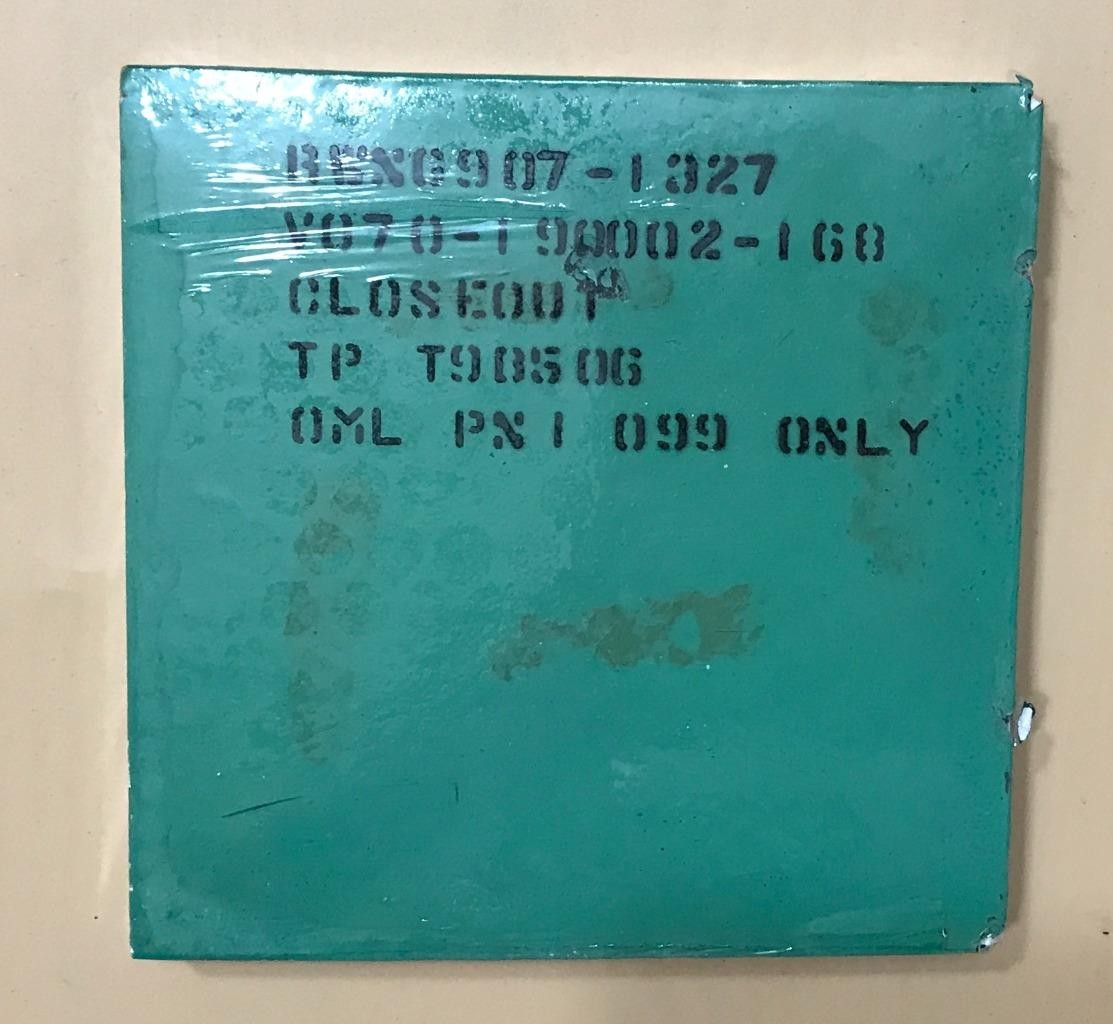 Space Shuttle Fit Check Tile,Challenger OV 099 Rt.Wing to lower closeout