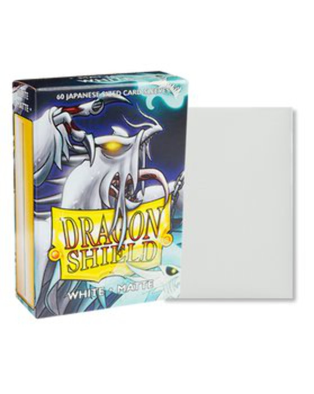 Dragon Shield: 60ct Japanese Sized Matte White Sleeves