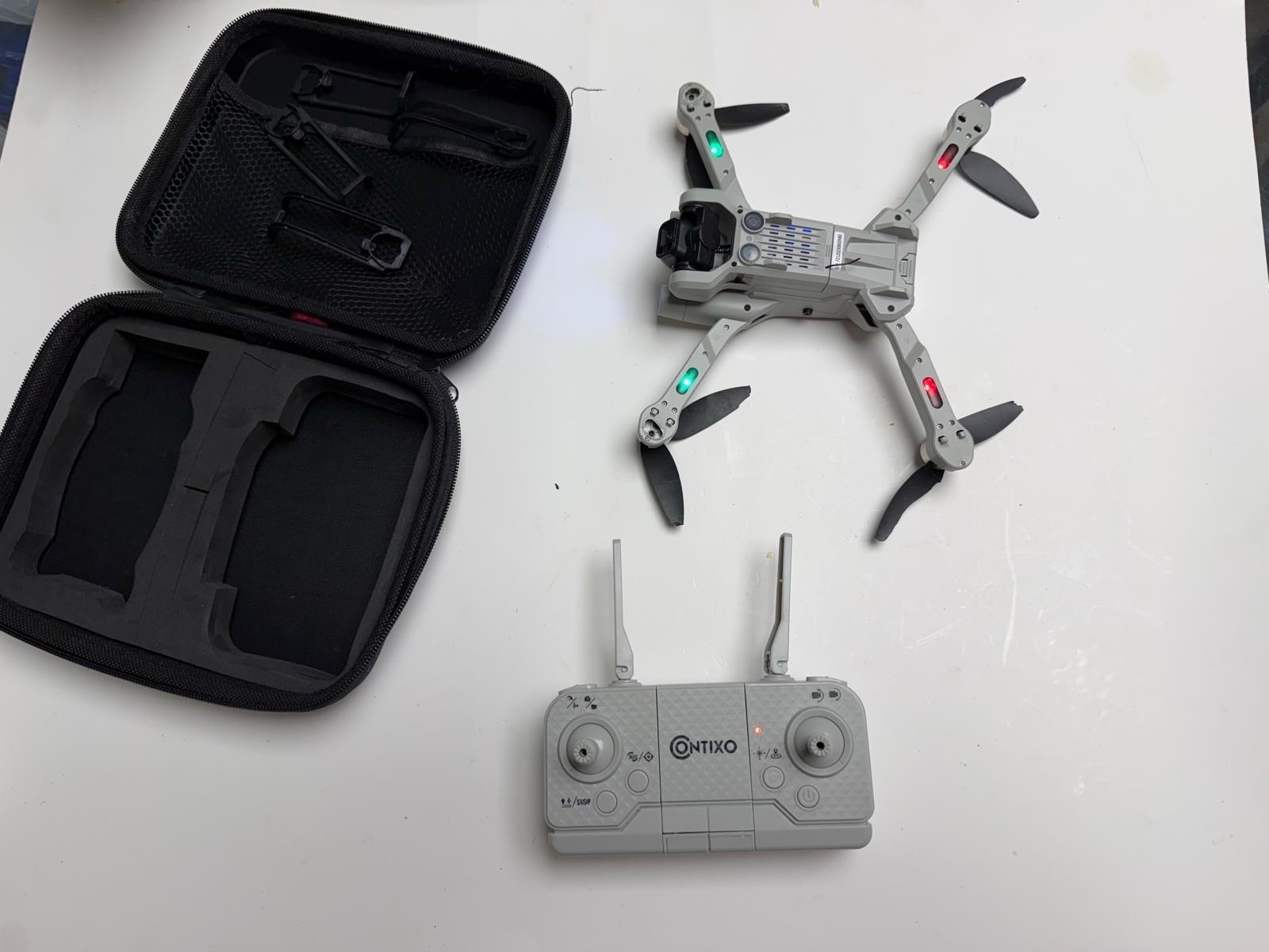 Contixo F21 Foldable Drone 1080P HD Camera RC Quadcopter w/ Controller & Case.