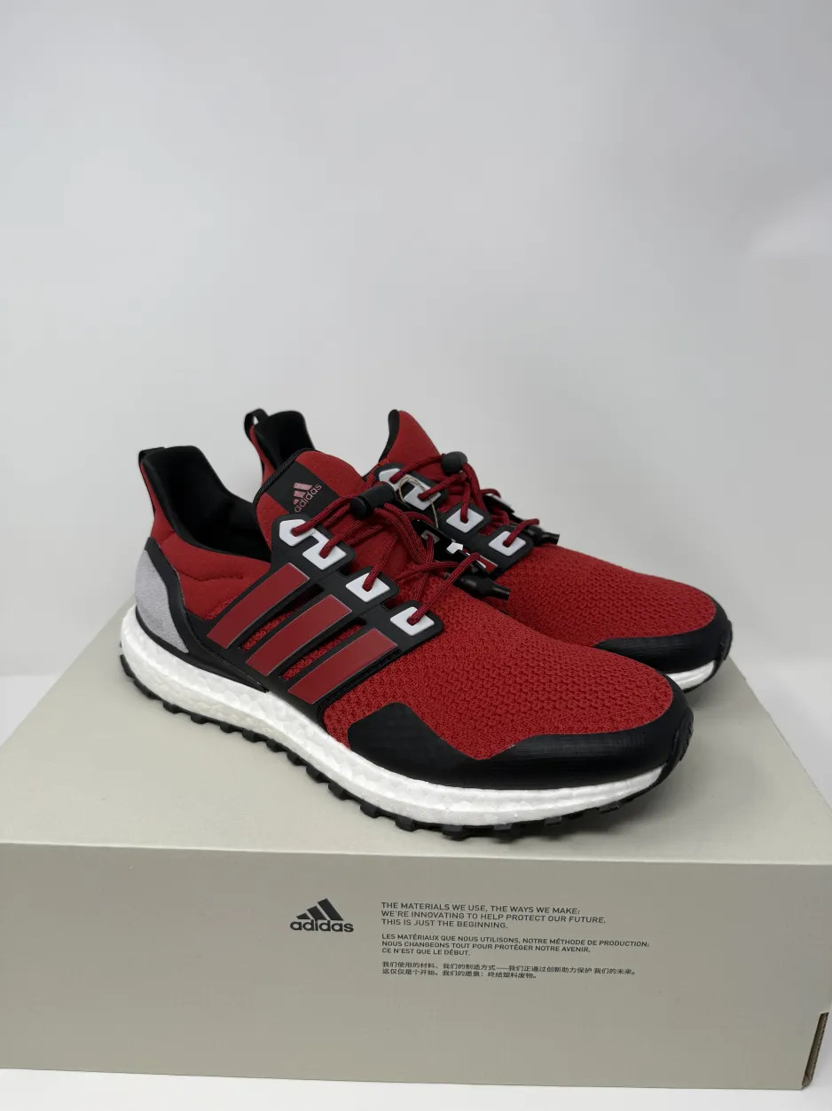 Adidas Ultraboost 1.0 ATR Running Shoes Red Black White JS2975 Mens Size