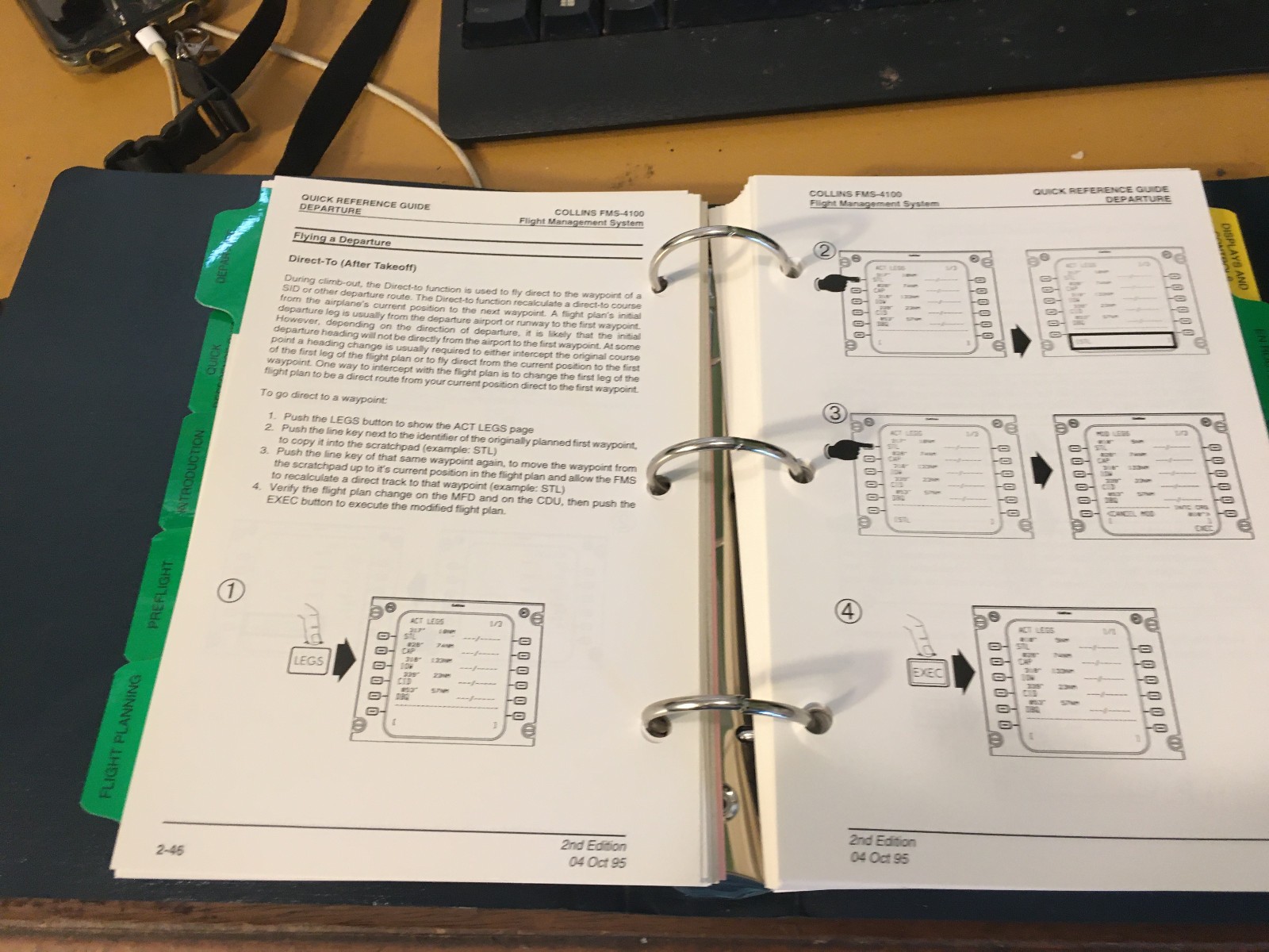 Collins FMS-4100 Flight Management System Pilot Guide