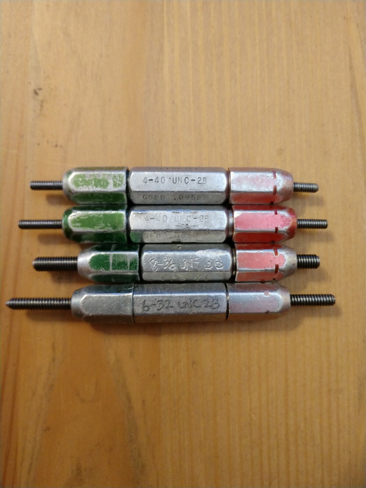 LOT OF 4 GAGES - 4-40 / 6-32 / 8-36 - ONE MONEY