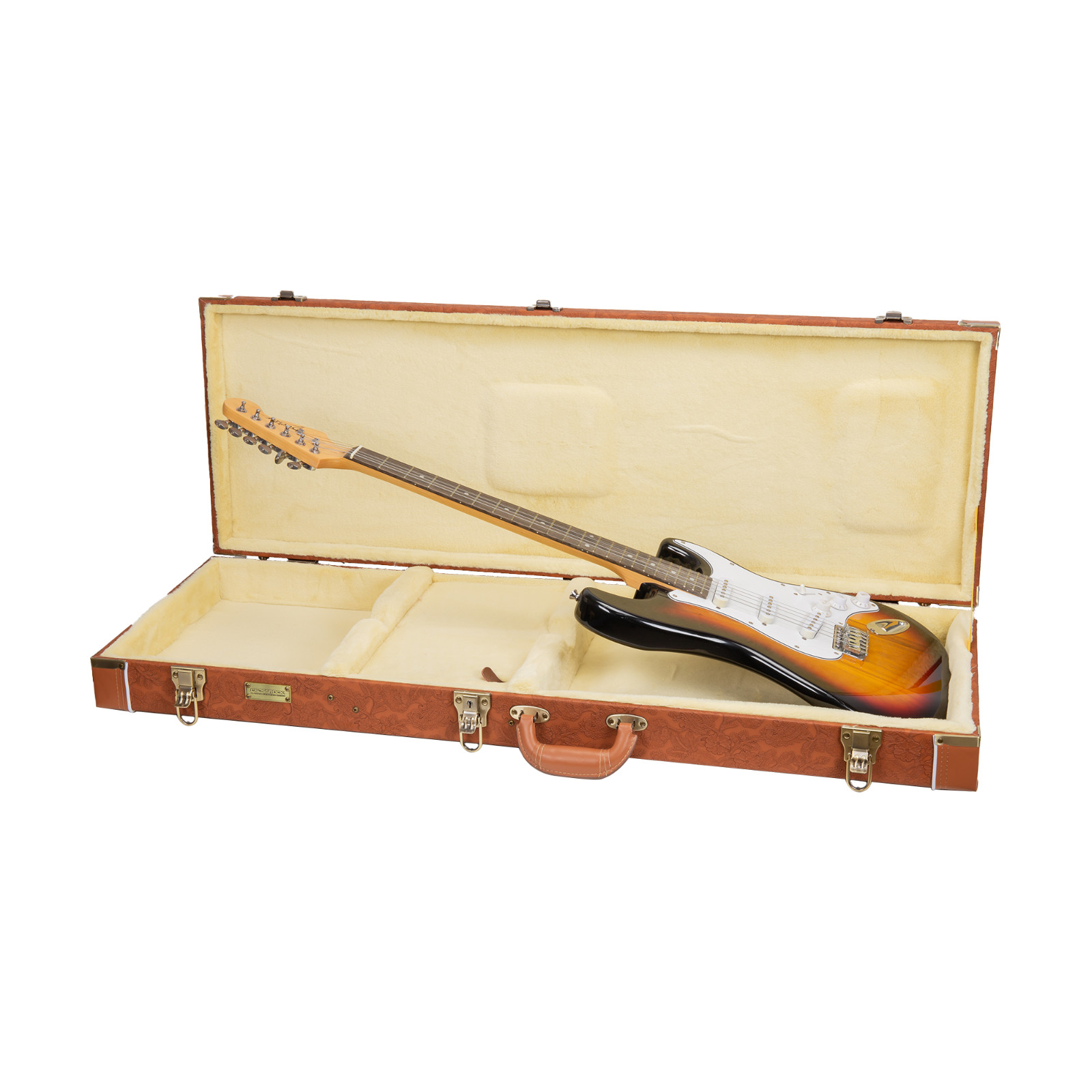 Crossrock Wood For Electric Guitars, Fender Telecaster & Stratocaster-Redwood