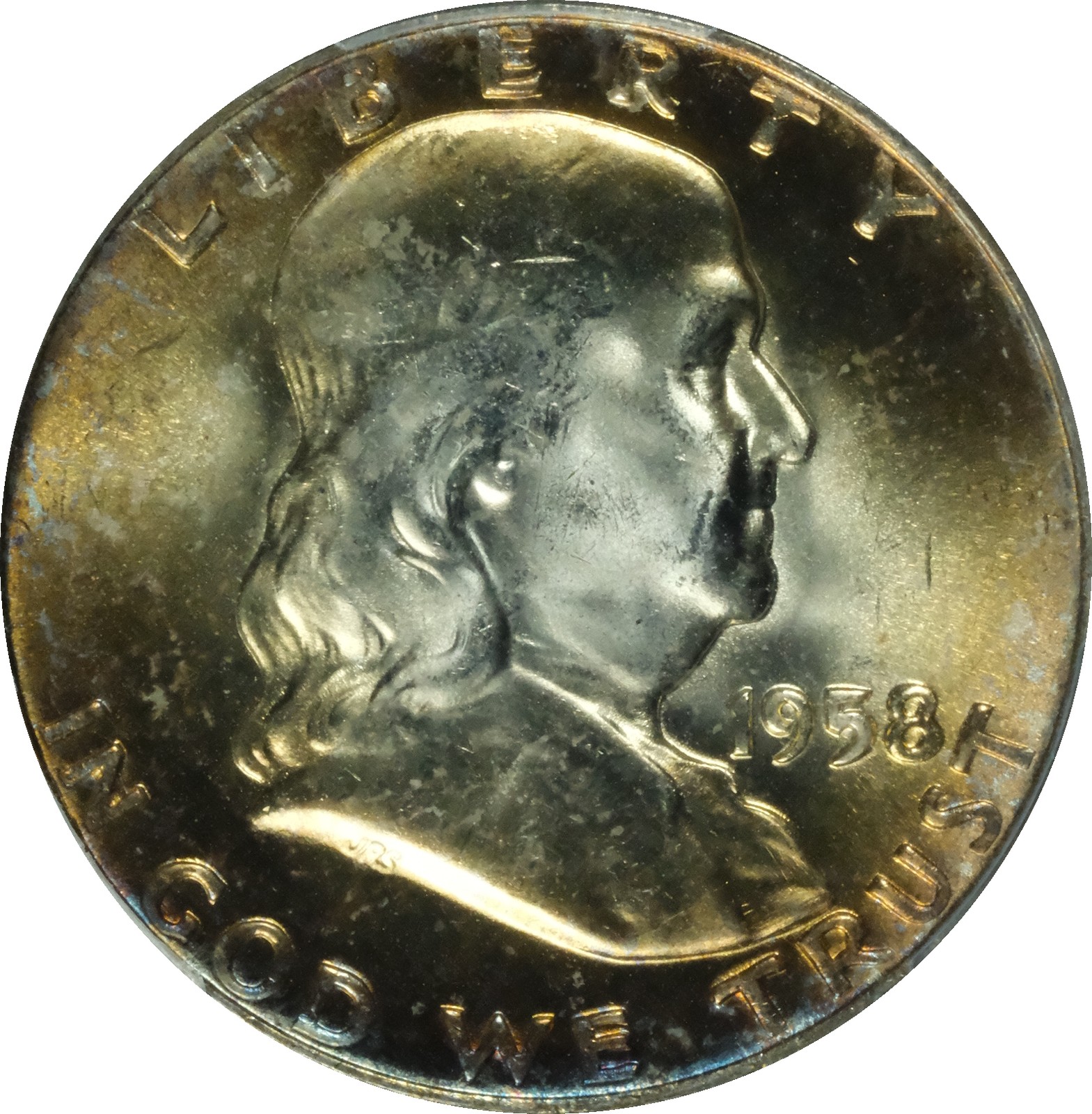 1958 D MS64FBL Franklin Half Dollar PCGS 57210732