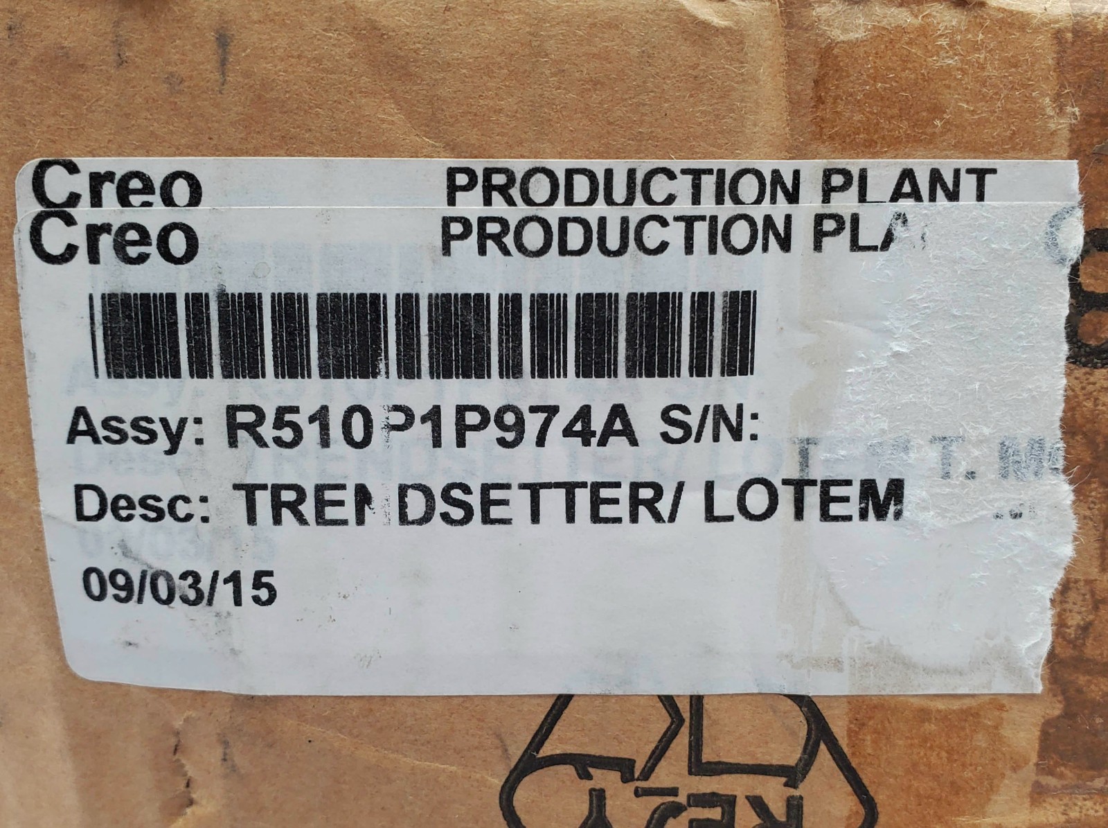TurboMCE 17-4766D-C CreoScitex 2002 Master Control Board