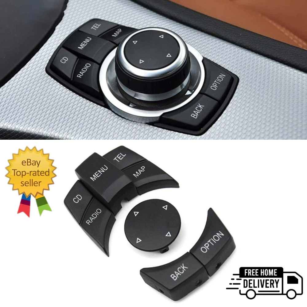 CIC IDrive Multi-Media Knob Menu Button Switch for 1 3 5 X1 X5 X6 E Series E87 E