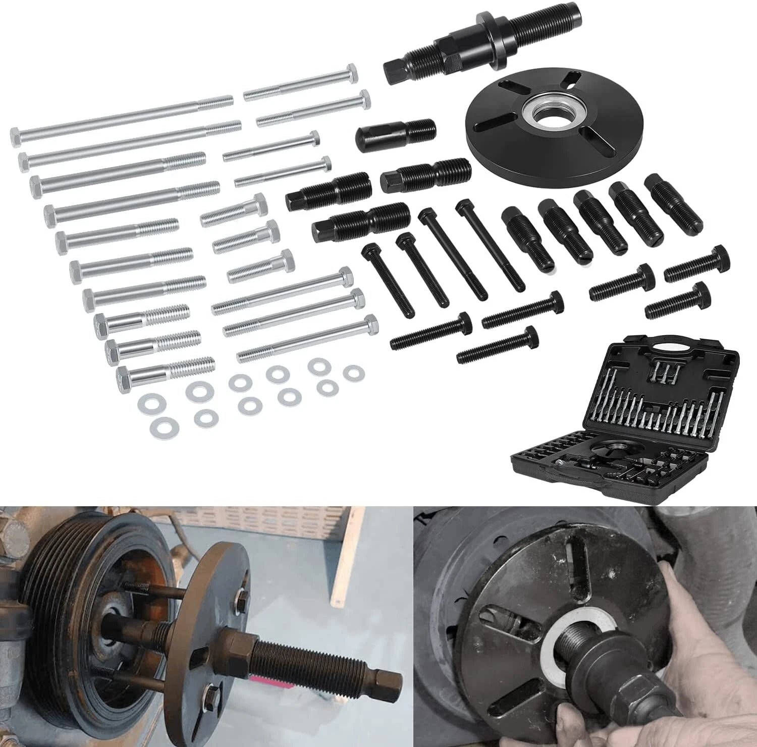 4531 Harmonic Balancer Puller +Installer Kit for Harmonic Balancer, Drive Pulley