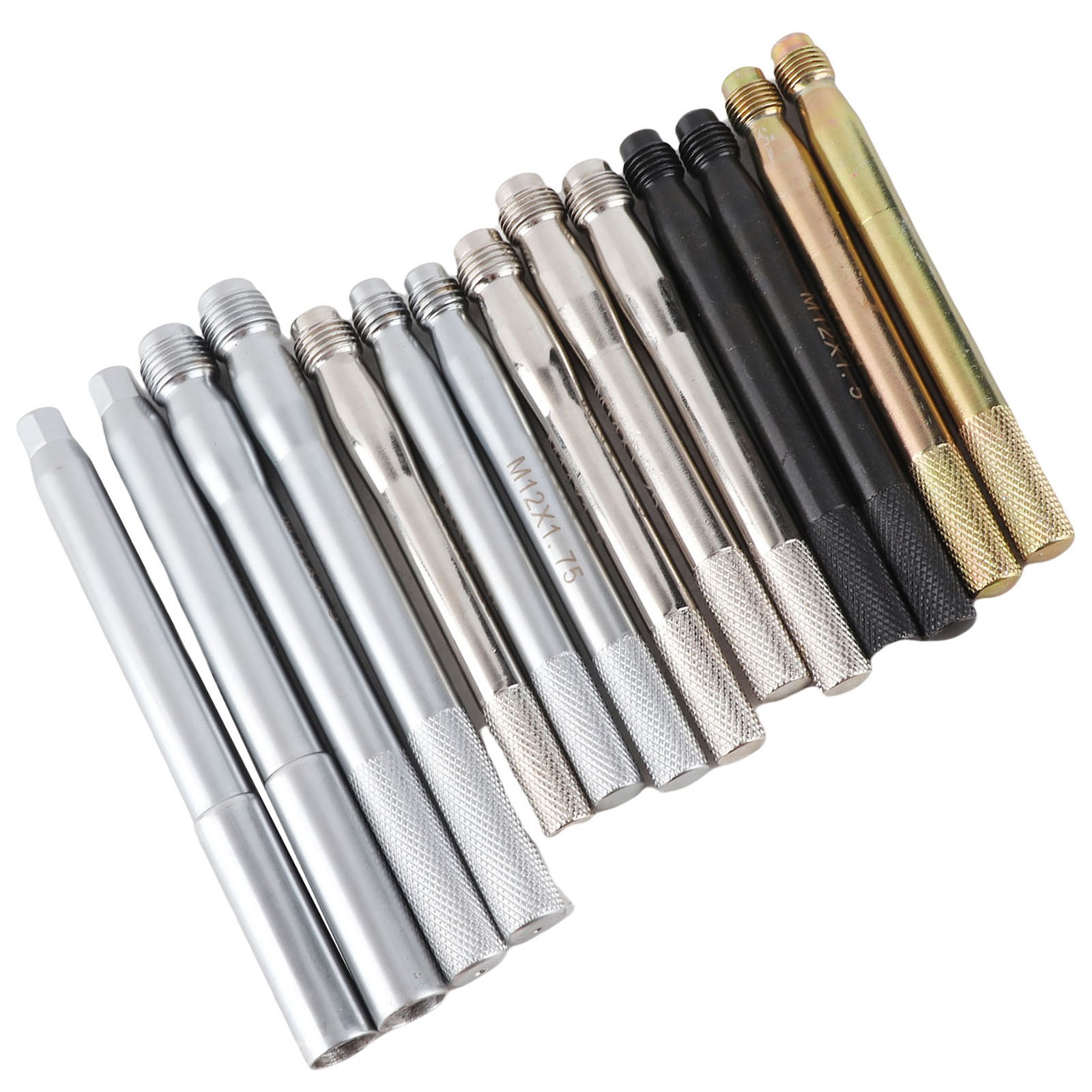 14 PCS Wheel Stud Alignment Pin Carbon Steel Wheel Alignment Balancing Guide
