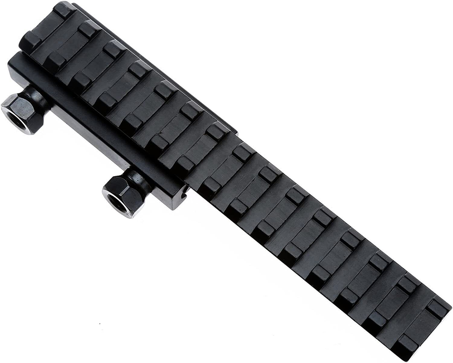 Low profile 1/2 inch Riser Base Mount Picatinny Weaver Rail Scope Mount 14 Slots